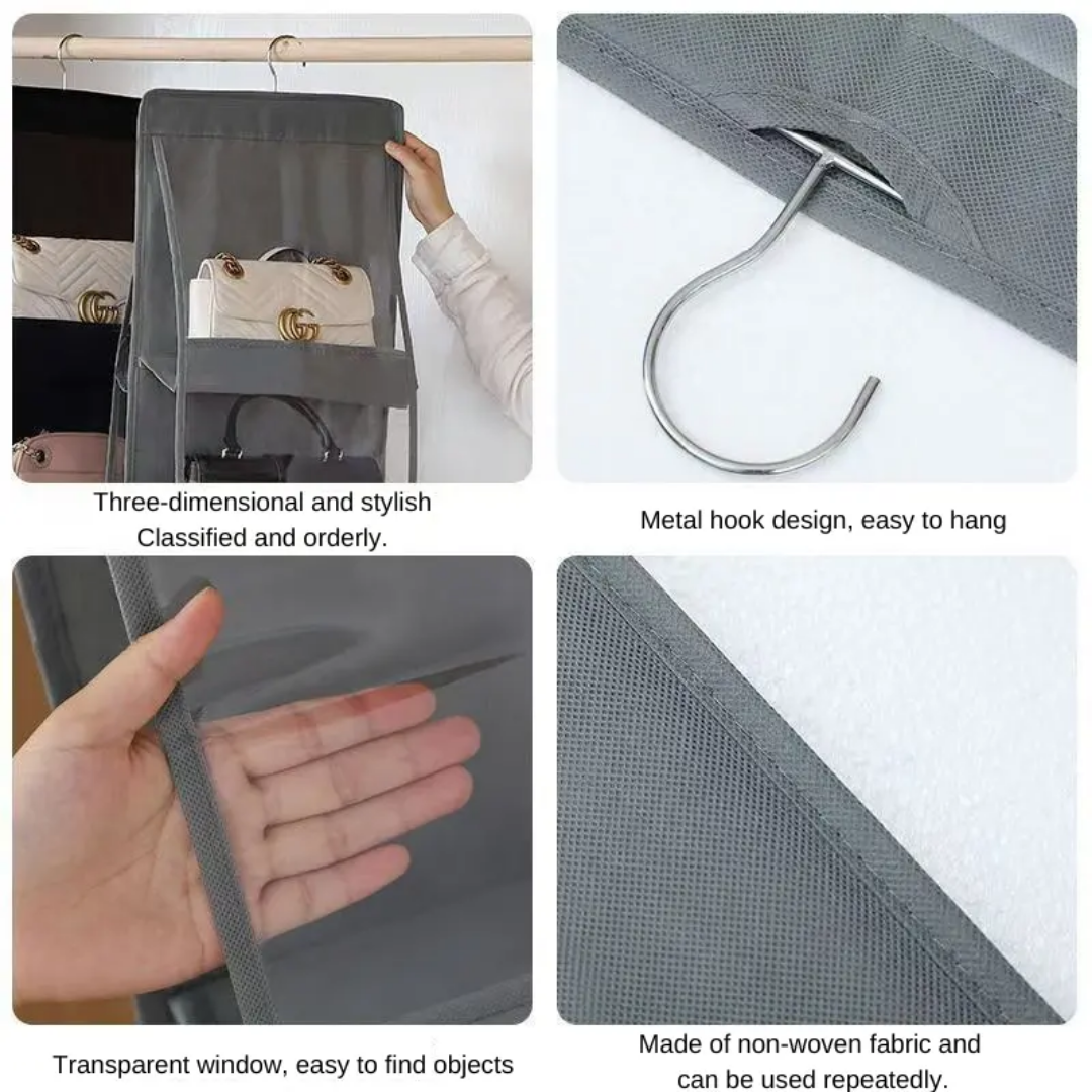 Handbags closet organizer